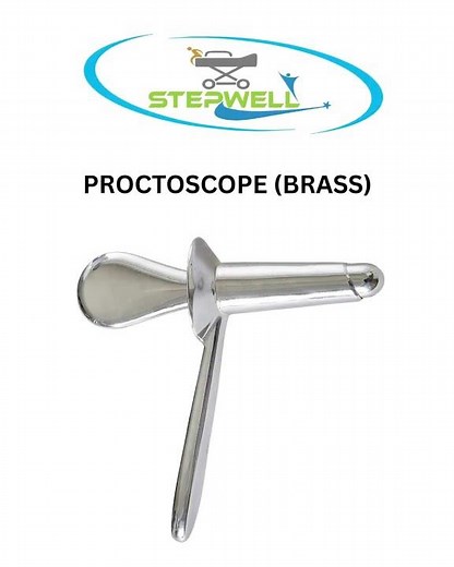 STEPWELL Proctoscope Super Deluxe Quality - BRASS