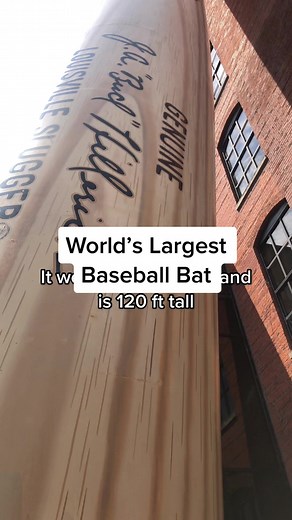 Explore the World’s Largest Louisville Slugger Bat