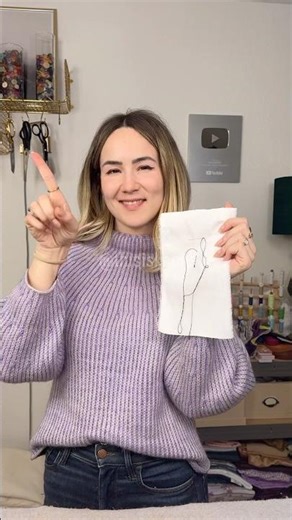 How to neatly fasten the thread at the start of a seam by hand - cross stitching style! #sewing