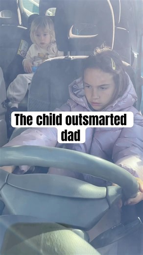She Outsmarted Her Dad to Drive the Car! 😲🚗