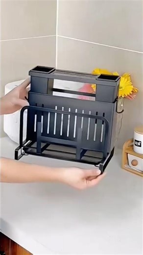 Kitchen counter top multi functional knife spatula lid holder online available on Amazon Flipkart