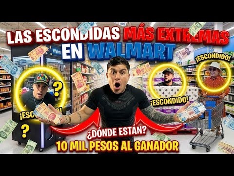 The last person they find at Walmart wins $10,000 (We almost got arrested) 👮‍♂️