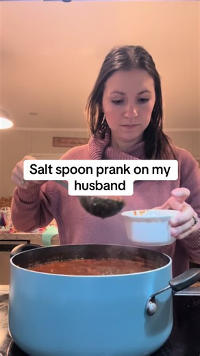 Hilarious Salt Spoon Prank on My Husband