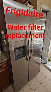 how to replace Frigidaire water filter