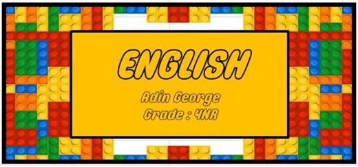 Editable School Book Labels Printable | Colourful Building Block Name Tags | Excel & PDF Download | Kids Notebook Stickers