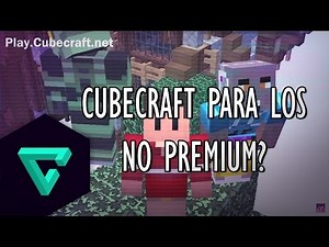 MINECRAFT: ¿Como entrar a Cubecraft? Sin Ser Premium | Review de Servidores No Premium