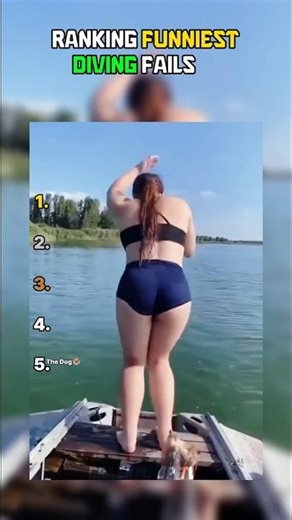 Ranking Funniest Diving Fails 😂💦 | Diving Gone Wrong #shorts
