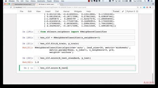 4-8 scikit-learn中的Scaler