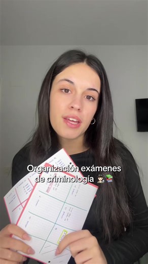 Cómo me organizo el estudio de mis exámenes de criminología de enero🕵🏻‍♀️📚 #criminologia #universidad