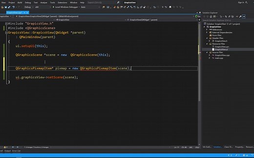 Qt49-2 QGraphicsView控件（中）