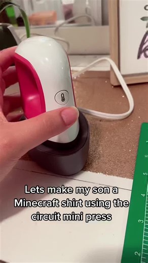 DIY Minecraft Shirt Using Circuit Mini Press