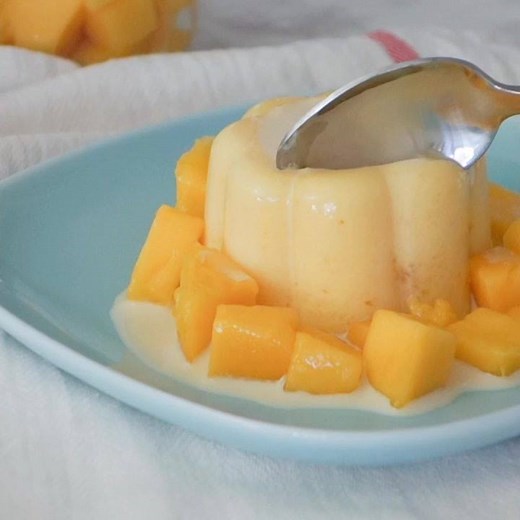 【Chinese Style Mango Pudding】- Beware it's very addictively delicious. It’s a crowd pleaser in any social gatherings. Full recipe ▶ http://bit.ly/2VhLsNY | Christine's Recipes - ChristineHo