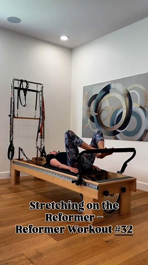 April Plank on Instagram: "Stretching on the Reformer – Reformer Workout #32 - Get ready for 60 minutes of feel-good bliss on the Reformer. This full-body stretch class blends dynamic movement with static holds to release tension, improve flexibility, and open up the body from head to toe. You’ll leave the session feeling lengthened, relaxed, and deeply rejuvenated—a perfect reset for body and mind. I also have a 45-minute version of this workout. #Pilates #aprilplankpilates #pilateslovers #refo