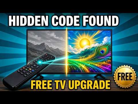 📺 Every TV Has a Secret Mode the Manufacturer Doesn't Want You to Find!