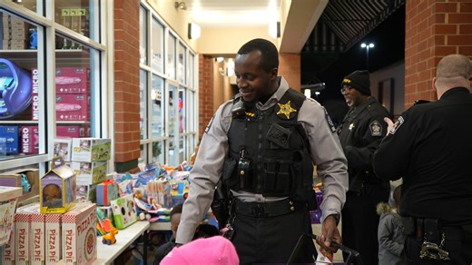Spreading joy one cart at a time at our Shop with the Sheriff events!🛒🚔 A huge thank you to Walmart Knightdale & Walmart Raleigh - New Bern Ave and Learning Express - East Cary "Crescent Commons" for helping us brighten the holiday for more than 50 families. 🎄✨ #OneOfficeOneCommunityOneMission #TeamWCSO | Wake County Sheriff's Office