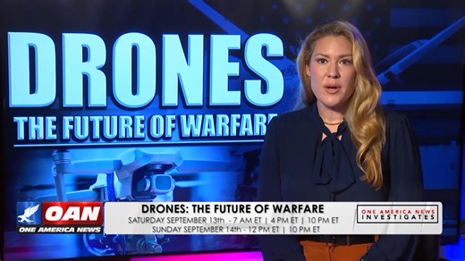 9.7K views · 83 reactions | Join Alex Ingersoll in a new episode of OAN Investigates | Drones: The Future of Warfare Saturday at 7AM ET | 4PM ET | 10PM ET Sunday at 12PM ET | 10PM ET Click here to watch: https://live.oann.com/home.ktv?utm_source=socials&utm_medium=social+media&utm_campaign=FB | One America News Network | Facebook
