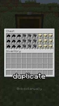 NEW DUPLICATION GLITCH #minecraft #minecraftbeauty #minecraftbuilding