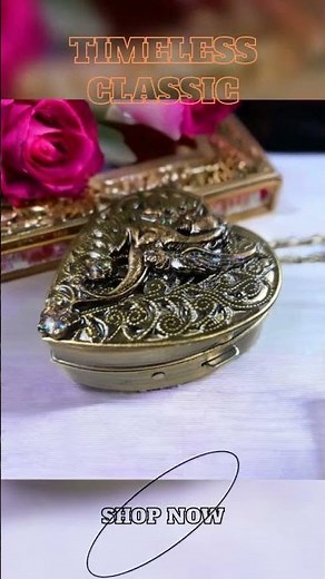 Pegasus music box locket