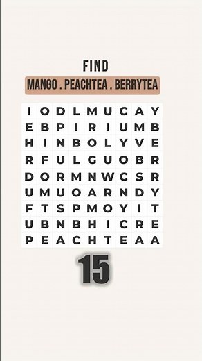 Can You Master the Ultimate Word Search Puzzle? | Find 3 Words | Drinks Word Search Challenge