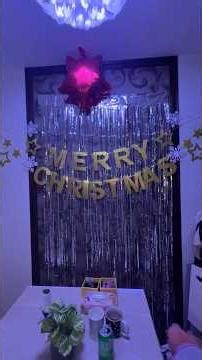 DIY CHRISTMAS BACKDROP SO EASY