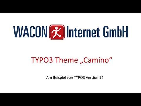 TYPO3 Theme "Camino"