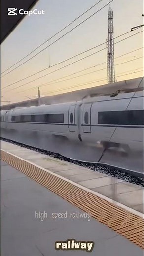 High-Speed Railway in Motion | The Future of Fast Travel 🚄