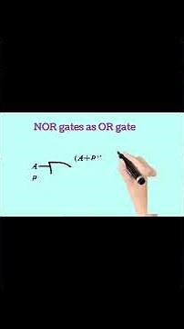NOT AND and OR gate using NOR gate