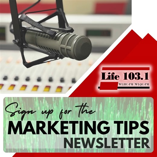 This occasional newsletter will feature tips drawn from our years of experience and research on connecting with customers across various platforms, including on-air and digital. You can sign up for the Life 103.1 Marketing Tips newsletter here: https://www.life1031.com/marketingtips/ #marketingtips | Life 103.1