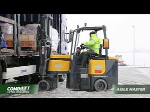 COMBILIFT - Combilift products working in the snow - ready to operate in all weather conditions