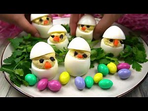 Deviled Egg Chicks | Easter Egg Recipe