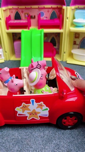 Satisfying with Unboxing & Review Peppa Pig Go Out Toys ASMR #shorts #peppapig #toys #asmr #unboxing