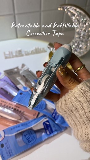 4 pcs Correction Tape 5mm*6m Retractable Refillable Correction Tape School Office Stationery #correctiontape #stationary | HUE.matter