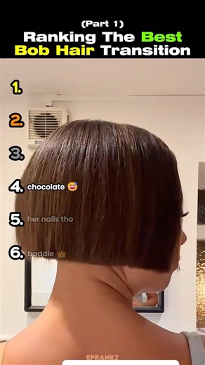 Ranking The Best Bob Hair Transition #shorts #usa #hair