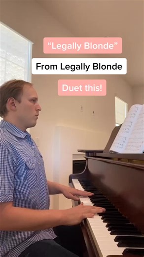 Sing Elle’s part! #musicaltheatre #singing #legallyblonde #duet #duetwithme #theatrekid #theatre #singer #sing #broadway #act #react #musical #piano