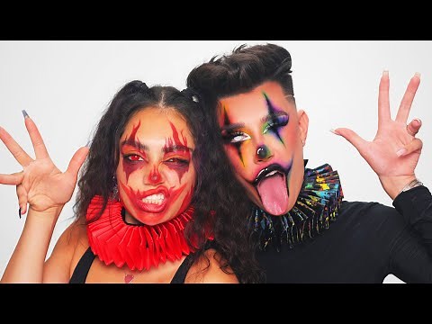 Evil Clown Makeup ft. Avani! 🤡