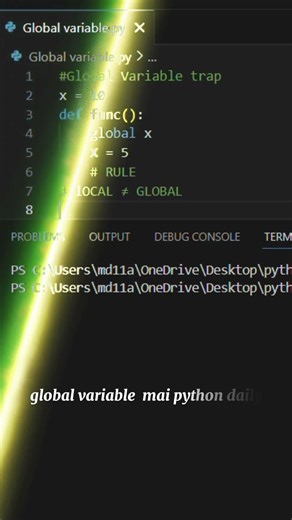 Python Global Variable Trap 😳 | 90% Beginners Make This Mistake