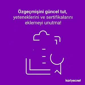 İş başvurusu yaparken cv görünürlüğünü artırma yollarını senin için derledik! Videomuzu izle, bir adım önde olmak için kariyer.net'e giriş yap ve ipuçlarımızı uygulamaya başla! | Kariyer.net