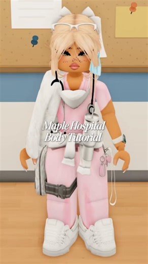 Maple Hospital: Body tutorial #maplehospital #roblox #robloxshorts #robloxfyp