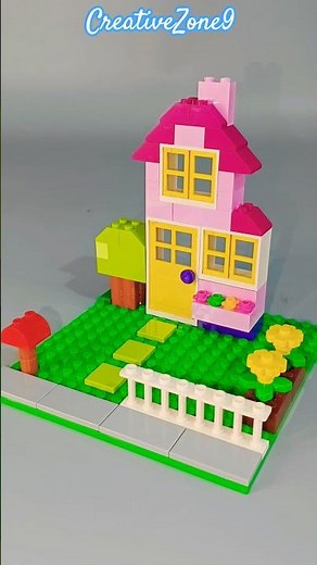 How To Build a LEGO House 🏡| Lego Creations #shortvideo #shorts #lego #legobuild #house #diy