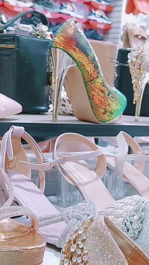 Stylish High-Heeled Shoes Collection Showcase