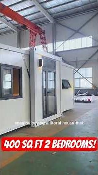 This 400 Sq Ft Expandable House Will Change How You Live! 🏠✨ #tinyhouse #containerhome