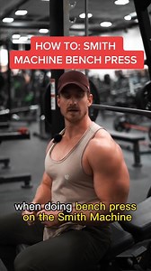 6.6K views · 127 reactions | HOW TO: SMITH MACHINE BENCH PRESS | Petermiljak | Facebook