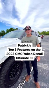 23K views · 117 reactions | Patrick's top 3 features on the 2023 GMC Yukon Denali Ultimate: 1️⃣ 2.5” lift 2️⃣ Aftermarket wrapped roof 3️⃣ Dual rear touchscreen media systems What’s your favorite feature? Enter for your chance to win this ride: https://bit.ly/1Cdenali | One Country | Facebook