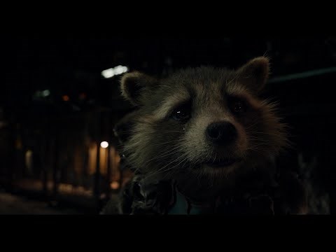 Rocket Rescues Baby Raccoons scene - Guardians of the Galaxy 3