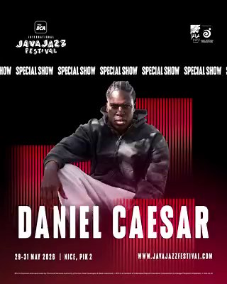 Daniel Caesar presents Son Of Spergy. Marking his most successful era yet, the album showcases his signature soulful sound.Grab your tickets now at https://t.co/ZPUKi9SB1Y. Enjoy Pay1Get2 for myBCA users!#JavaJazzFest2026 #JavaJazzFestival2026 #myBCAJavaJazzFest #DanielCaesar