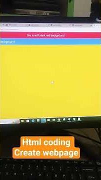 html coding create webpage #htmltutorial #html5 #html