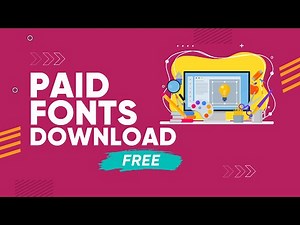 HOW TO DOWNLOAD PAID FONTS| PAID FONT | FREE TO DOWNLOAD NOW!!