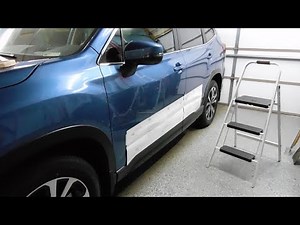 Subaru Forester Body Side Molding Installation