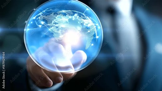 Businessman analyzing global networks financial compliance internal control assessment risk evaluation regulatory adherence review operational examination performance audit