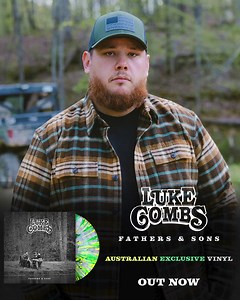 20 reactions | 鸞 Country superstar Luke Combs has released an Australian tour exclusive vinyl of his new full-length album, Fathers & Sons! This collection of 12 poignant tracks features Combs most personal songwriting to date, as he reflects on his own experiences being a dad to his two sons and the unique bond between parents and their children.   Grab your Clear With Yellow/Green Splatter Vinyl, now at JB: https://brnw.ch/21wQi2Y | JB Hi-Fi | Facebook
